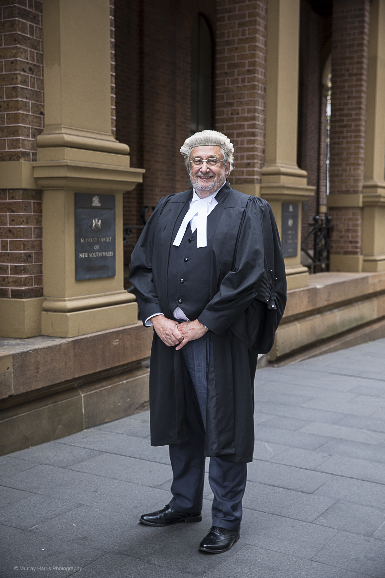 Outside the Old District Court, Sydney